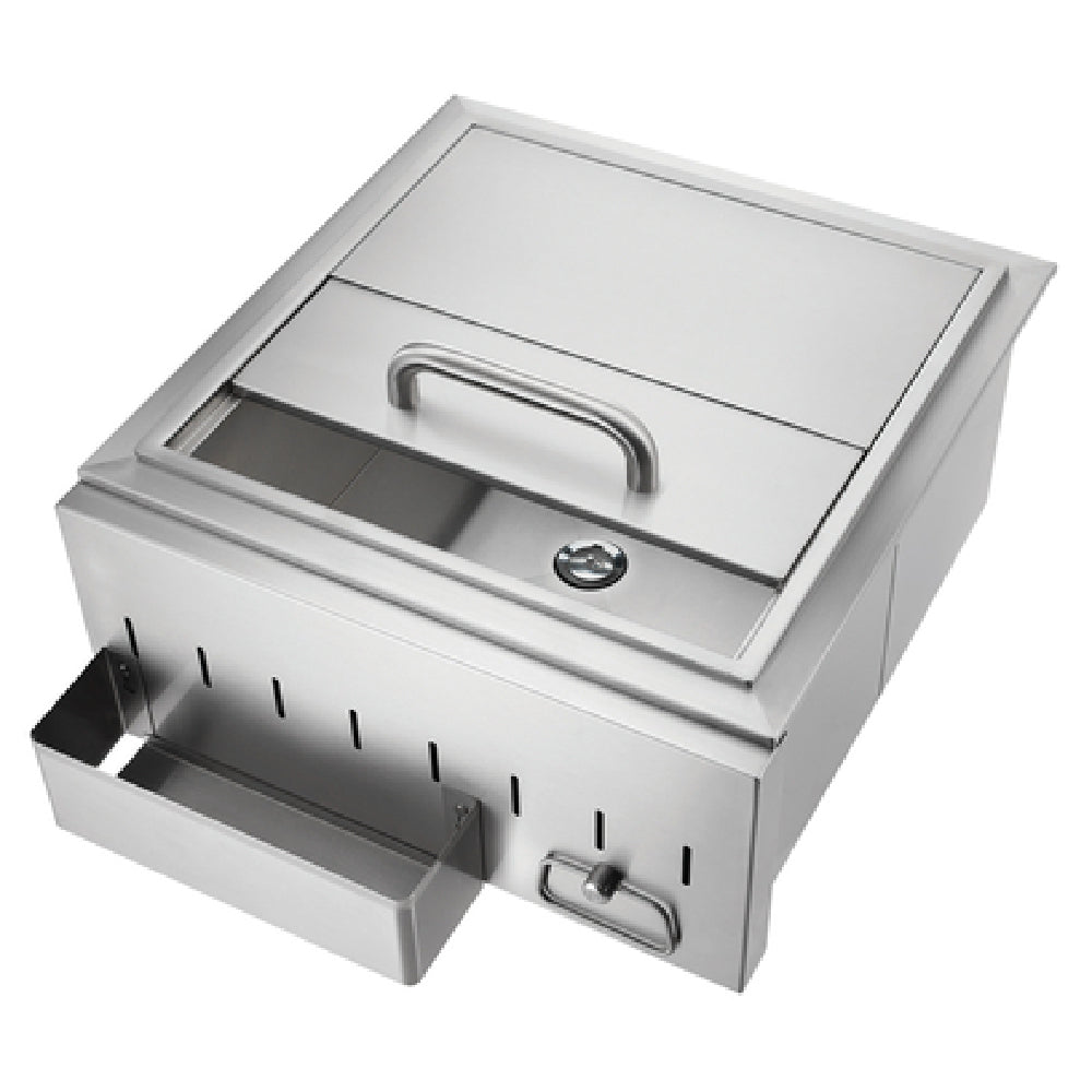 Crown Verity CV-IC1 Ice Chest Insulated With Drain Speed Rail Included