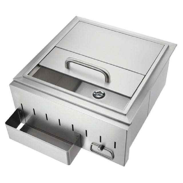 Crown Verity CV-IC1 Ice Chest Insulated With Drain Speed Rail Included