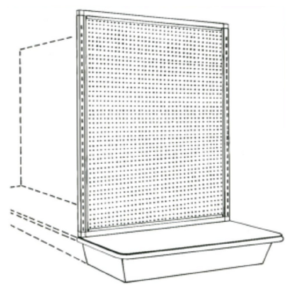 Kent Unlimited EC0315054_BL - End Cap, 36"W X 15"D X 54"H, Ivory Or Black