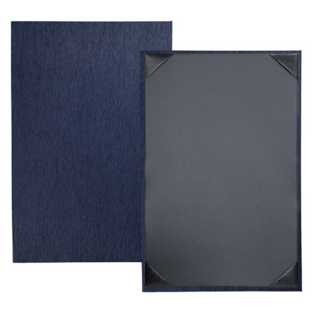 Risch STERLING-1V 11X17 Sterling Hardback Shimmer Metallic Menu Cover (specify Color)