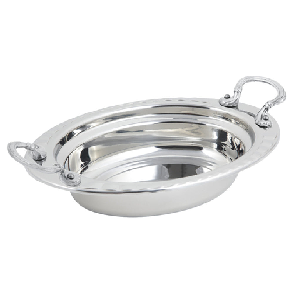 Bon Chef 5604HRSS Food Pan Full Oval 2 Qt. (64 Oz.) Capacity