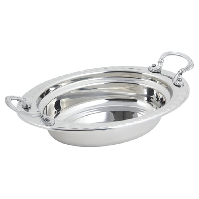 Bon Chef 5604HRSS Food Pan Full Oval 2 Qt. (64 Oz.) Capacity