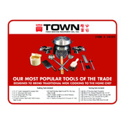 Town 34000 33 Pieces Chinese Chef Set Dishwasher Safe A Combination Of Cooking And Serving Tools