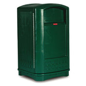 Rubbermaid FG396400DGRN Plaza™ Container 50 Gallon 24-3/4"W X 25-1/4"D X 42-1/8"H