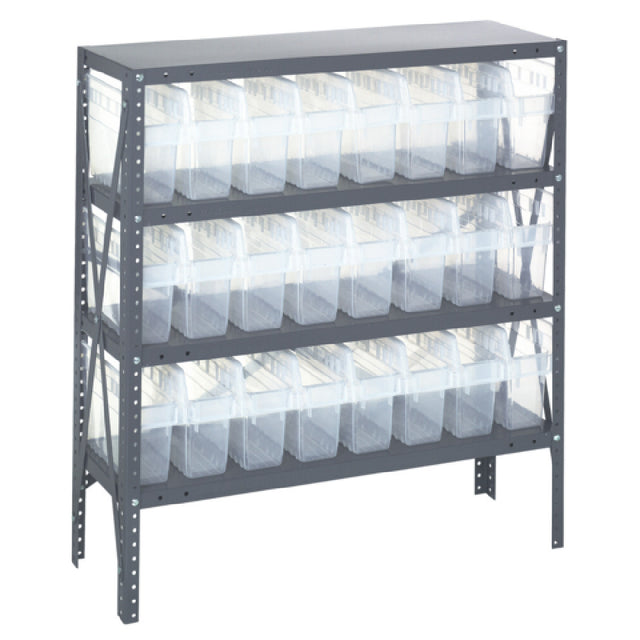 Quantum 1839-SB803CL Shelving Unit 18"D X 36"L X 39"H Heavy Duty