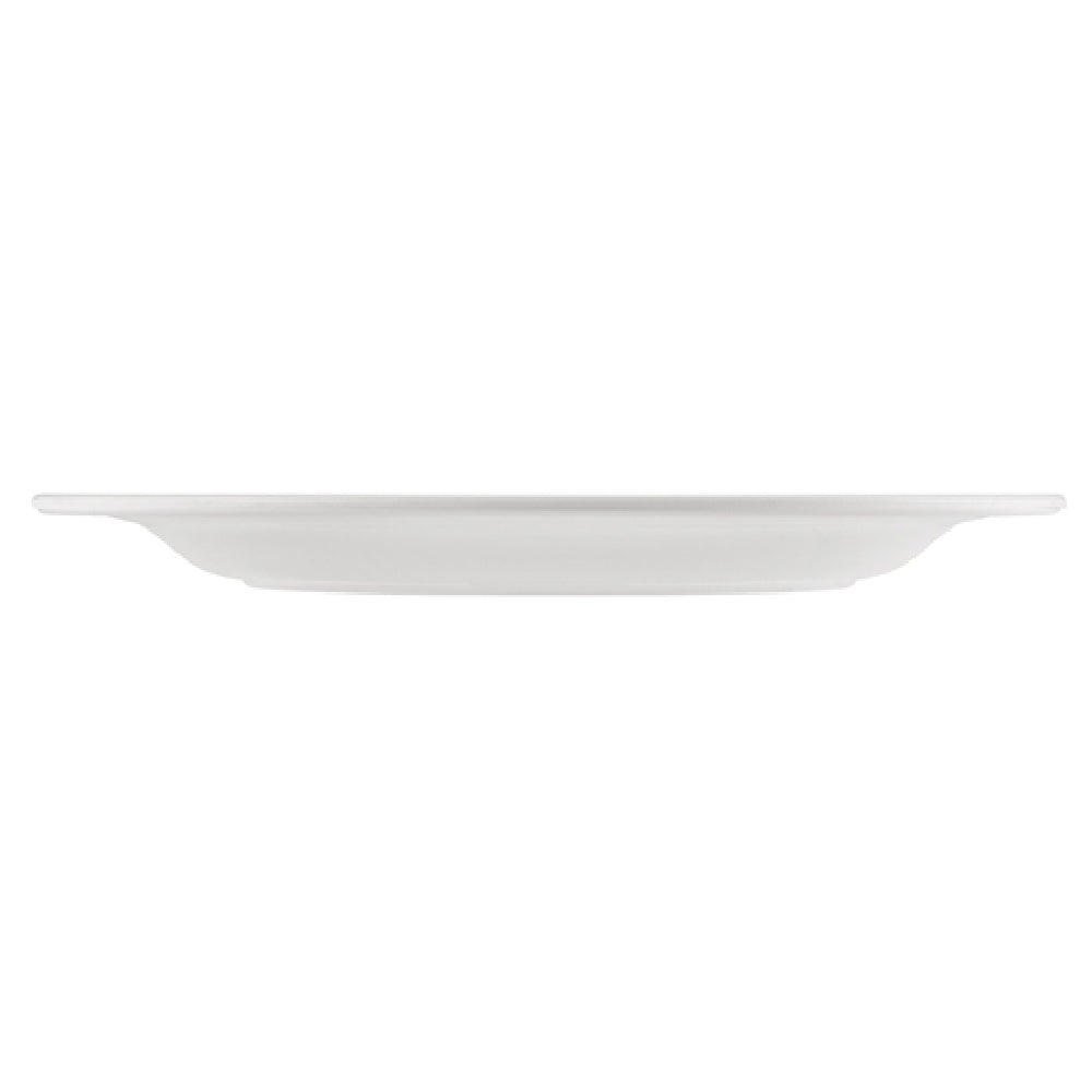 CAC China MLRN-9 Maxwell Plate 9-3/4" Dia. Round Rolled Edge