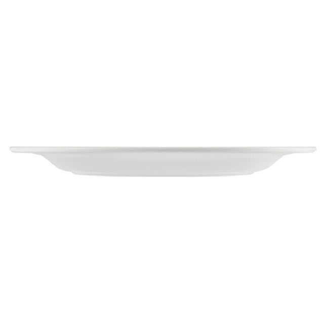 CAC China MLRN-9 Maxwell Plate 9-3/4" Dia. Round Rolled Edge