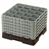 Cambro 16S1214167 Camrack® Glass Rack With (6) Soft Gray Extenders Full Size