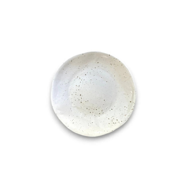By The Earth Living SP053 Organic Round Platter 8.5" Dia. Speckled