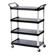 Rubbermaid FG409600BLA Xtra™ Utility Cart 40-5/8"L X 20"W X 51"H 300 Lb. Total Capacity