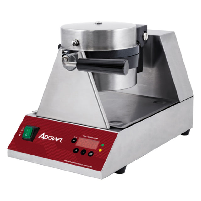 Admiral Craft BWM7RS Adcraft Belgian Waffle Maker 7" Round Grids 1-1/4" Thick Waffles