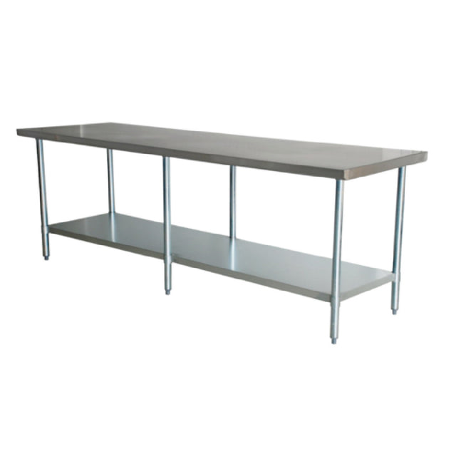 Omcan 45154 (45154) Work Table 108"W X 24"D X 34"H 1510.2 Lbs. Load Capacity