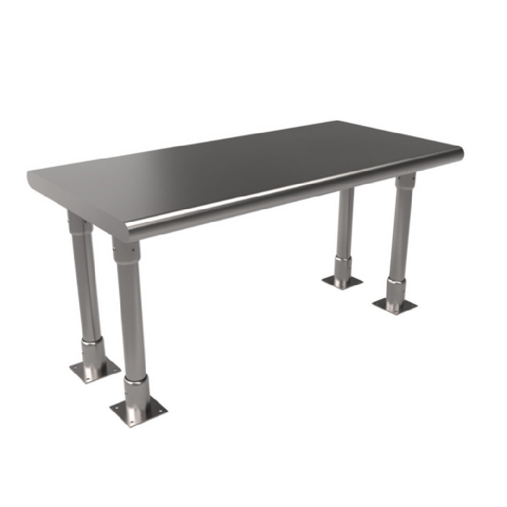 BK Resources BK-OSS-1836BN Single Overshelf Table Mount 36"W X 18"D