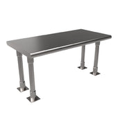 BK Resources BK-OSS-1836BN Single Overshelf Table Mount 36"W X 18"D