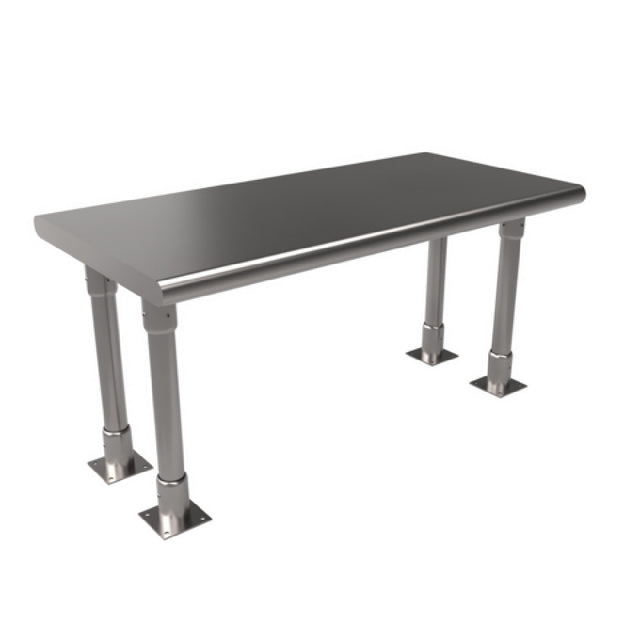 BK Resources BK-OSS-1836BN Single Overshelf Table Mount 36"W X 18"D