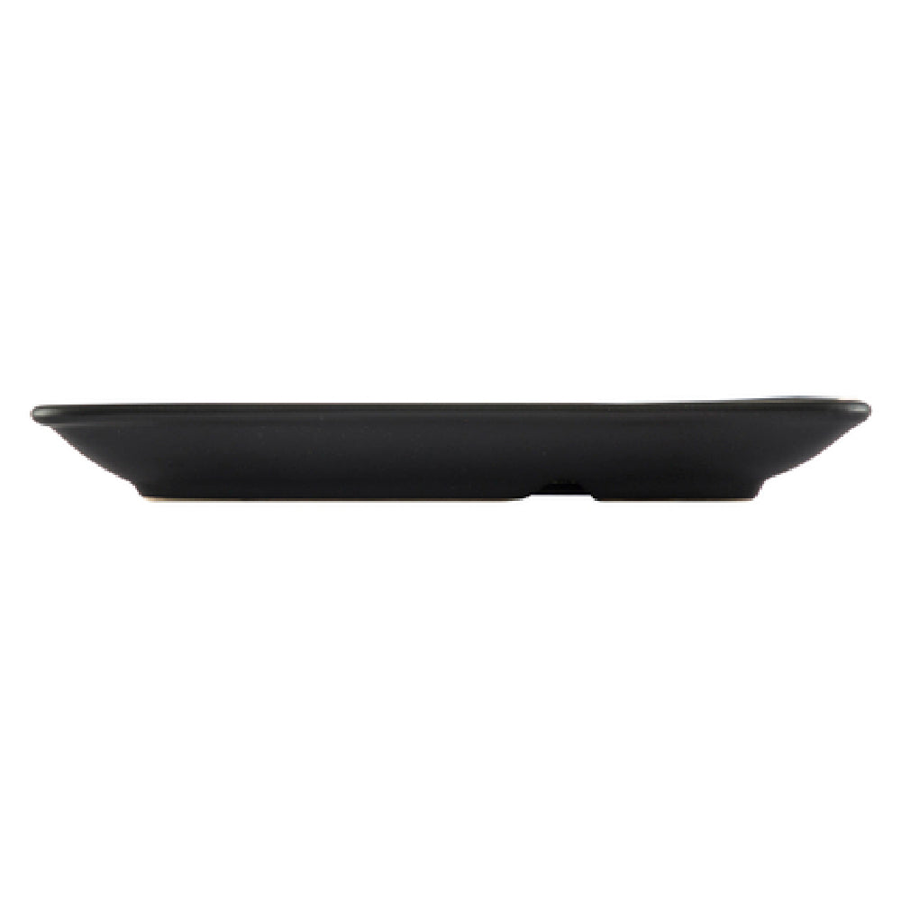 CAC China 666-34-BLK Japanese Style Platter 8-1/2"L X 5-1/2"W X 1-1/4"H Rectangular