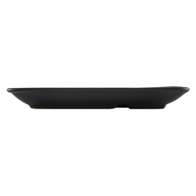 CAC China 666-34-BLK Japanese Style Platter 8-1/2"L X 5-1/2"W X 1-1/4"H Rectangular