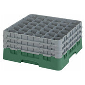 Cambro 36S738119 Camrack® Glass Rack With (3) Soft Gray Extenders Full Size