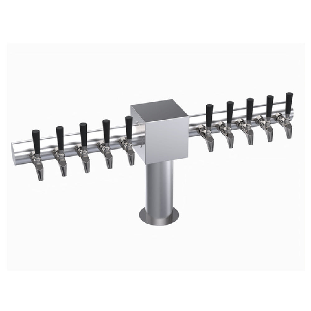 Krowne KYA-10S Krowne Yard Arm Tower Ten Faucets Handles And Faucets Not Included