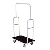 Forbes Industries 2431 Economy Luggage Cart Standard Silver Powder-epoxy Finish