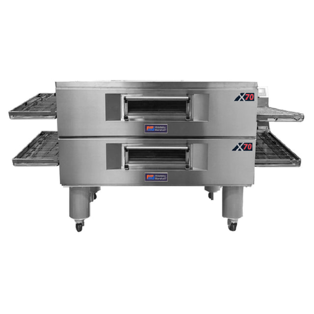 Middleby Marshall X70G-3_NAT - Energy Management Conveyor Oven, Natural Gas (160,000 BTU, 208-240V, 50/60Hz, 1-ph, 15 A)