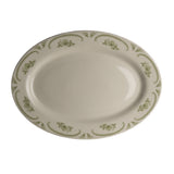 Steelite HL1589885 - Rolled Edge Oval Platter, 15.625" X 11.375", American Rose