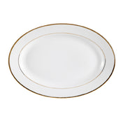 CAC China GRY-13 Golden Royal Platter 12"L X 8-5/8"W X 1-3/8"H Oval