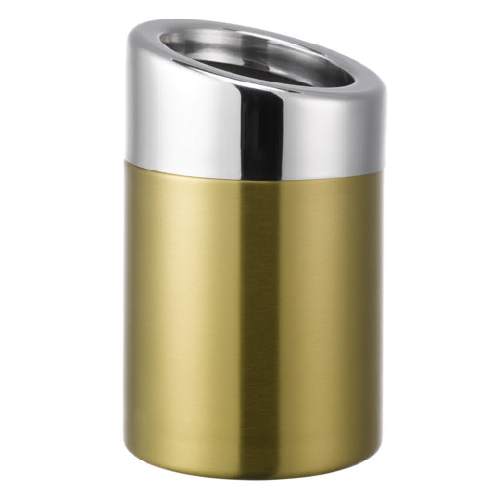 Service Ideas TTR15BSVG Trash Can 50.72 Oz Capacity 5.5" Dia. X 8"H