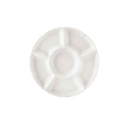 CAC China CMP-11 CMP Five Star Tray 11" Dia. X 1-1/8"H Round