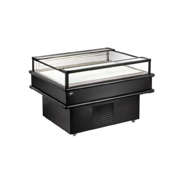 Omcan 48570 (RE-CN-0900C) Island Display Case Self-service 38"W X 38"D X 34"H