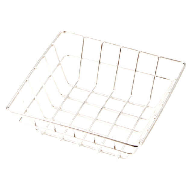 American Metalcraft SQGS6 Wire Grid Basket 6"L X 6"W X 2"H Square