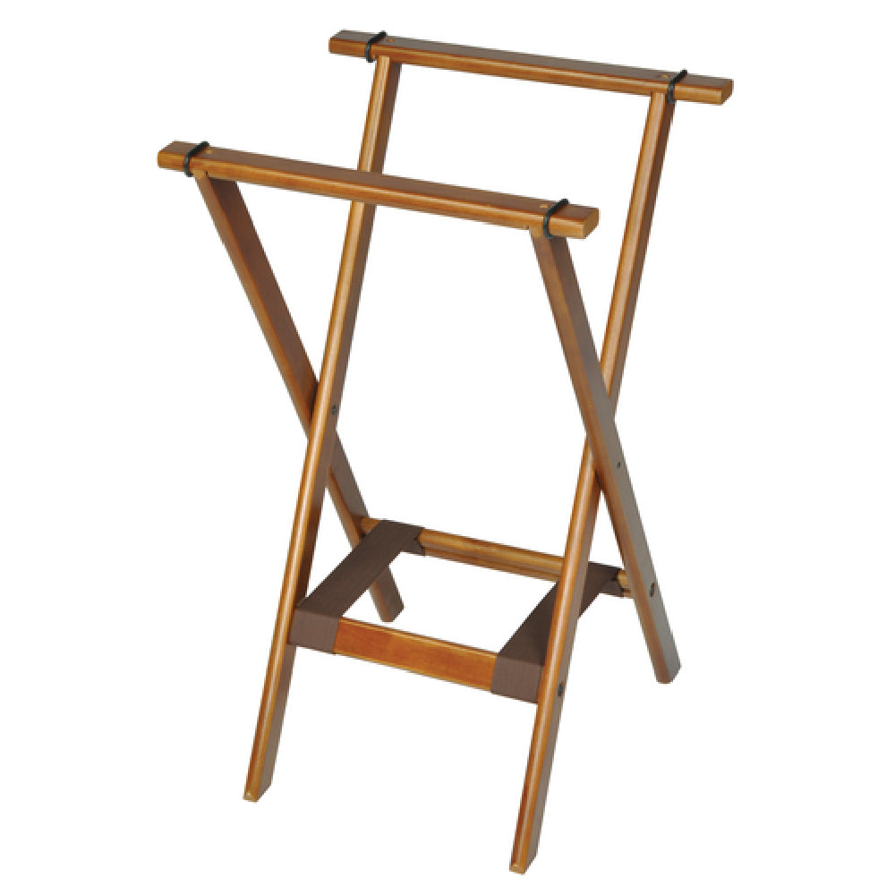 Central Specialties 1170BSO Deluxe Tray Stand 18-1/2" X 17" Top X 30" High 2-1/4" Washable Brown Straps On Bottom Only