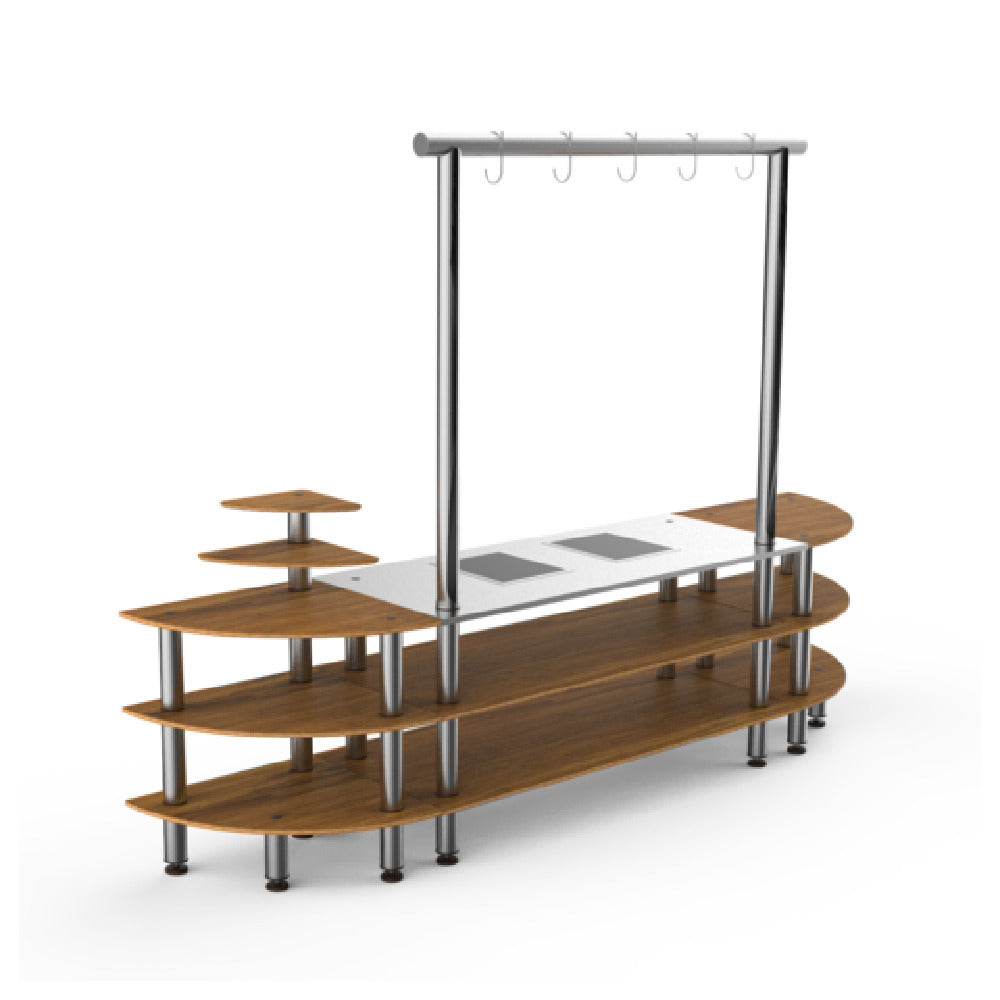 Steelite MGCMLD05BSXF - Steamline Arch Induction Station, 130.0" X 29.5" X 96.0"