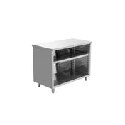 Hubert 32L-048 - Kratos® Enclosed Worktable, 48"W X 24"D X 36"H, 16 Ga