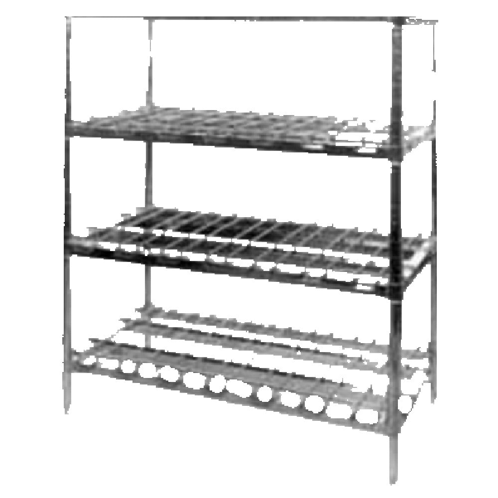 Metro 1860HDRC HD Super™ Dunnage Shelf 60"W X 18"D Rigid 1-5/8" Post