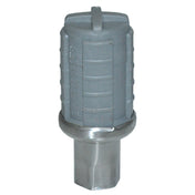 BK Resources BK-SSPAF Bullet Foot Stainless Over Plastic Fits 1-5/8" OD Round Tubing