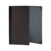 Risch METRO-3V 8.5X14 Metro Iron Or Mesh Hardback Metallic Menu Cover (specify Pattern And Color)