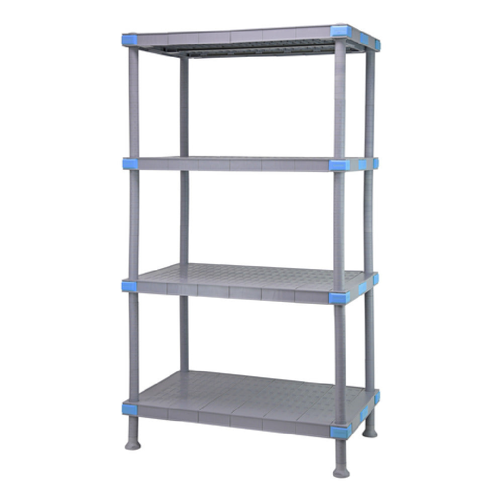 Quantum QP216074SS-4 Millenia Shelving Unit 60"W X 21"D X 74"H Up To 2000 Lbs Load Capacity