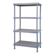 Quantum QP183086SS-4 Millenia Shelving Unit 30"W X 18"D X 86"H Up To 2000 Lbs Load Capacity
