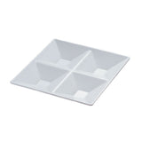 Yanco RM-822 Rome Compartment Plate 11-1/2"L X 11-1/2"W X 1-1/2"H 4-compartments