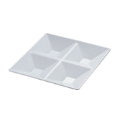 Yanco RM-822 Rome Compartment Plate 11-1/2"L X 11-1/2"W X 1-1/2"H 4-compartments