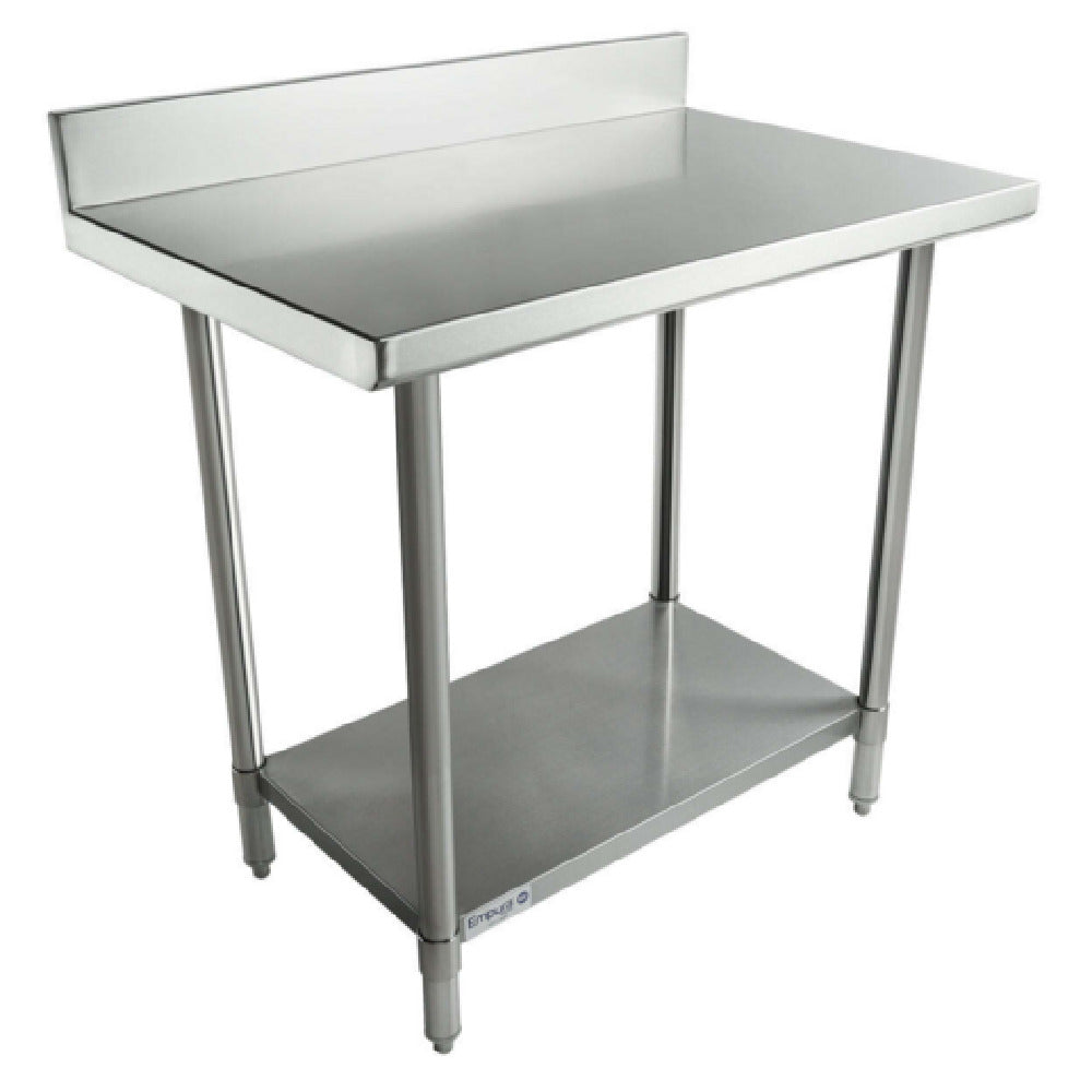 Empura SWT4B2436 - Work Table, 36"W X 24"D X 35"H, Super Duty 4" Backsplash