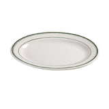 Yanco GB-34 Green Band Platter 9-3/8"L X 6-1/2"W Oval