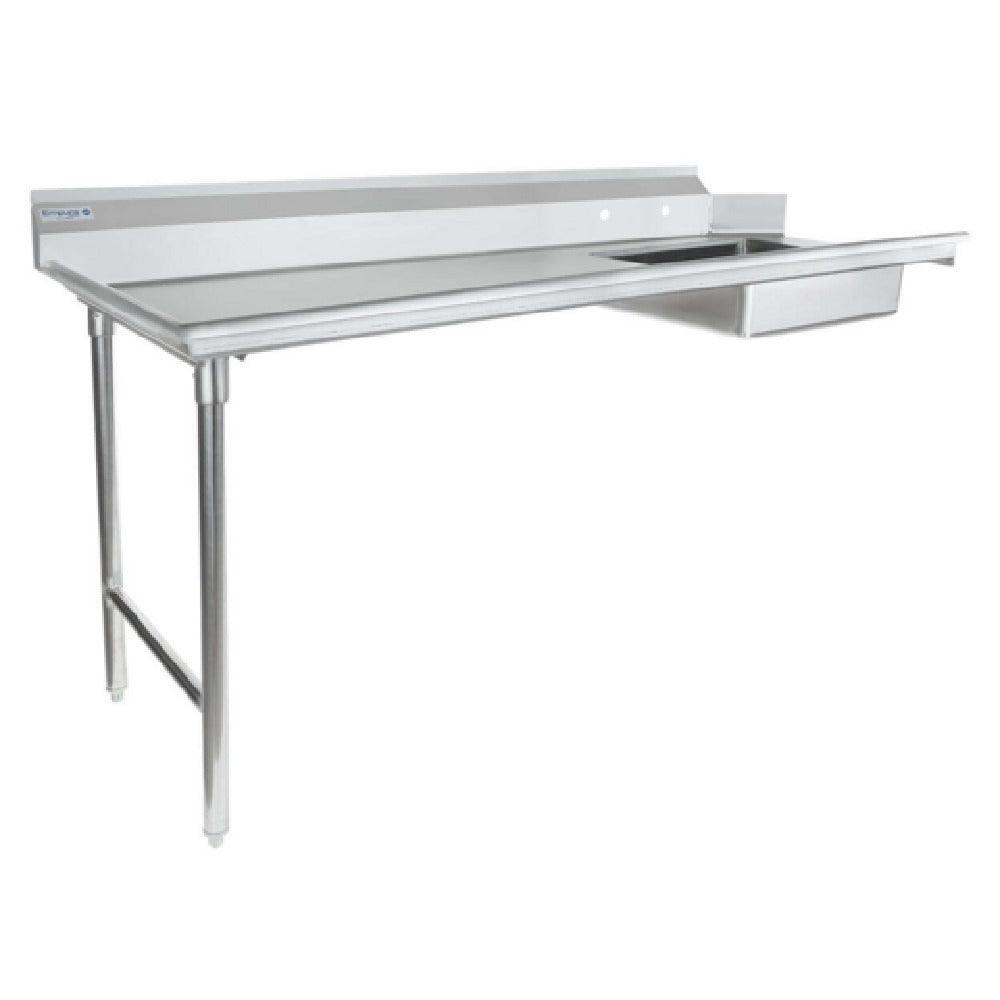Empura ESDT72L - Soiled Dishtable, 72"W X 30"D X 41.5"H, Straight Design
