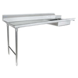 Empura ESDT72L - Soiled Dishtable, 72"W X 30"D X 41.5"H, Straight Design