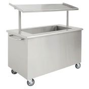 Hubert 76306 - Breakfast Cart, 72" X 29-15/16" X 55-3/4"H, Rectangular