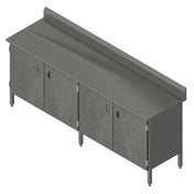 John Boos EBHS6R5-3096 Work Table Cabinet Base With Hinged Doors 96"W X 30"D