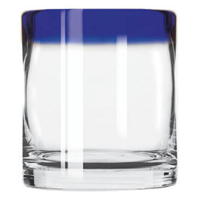 Libbey 92302 Rocks Glass 12 Oz. With Cobalt Blue Rim