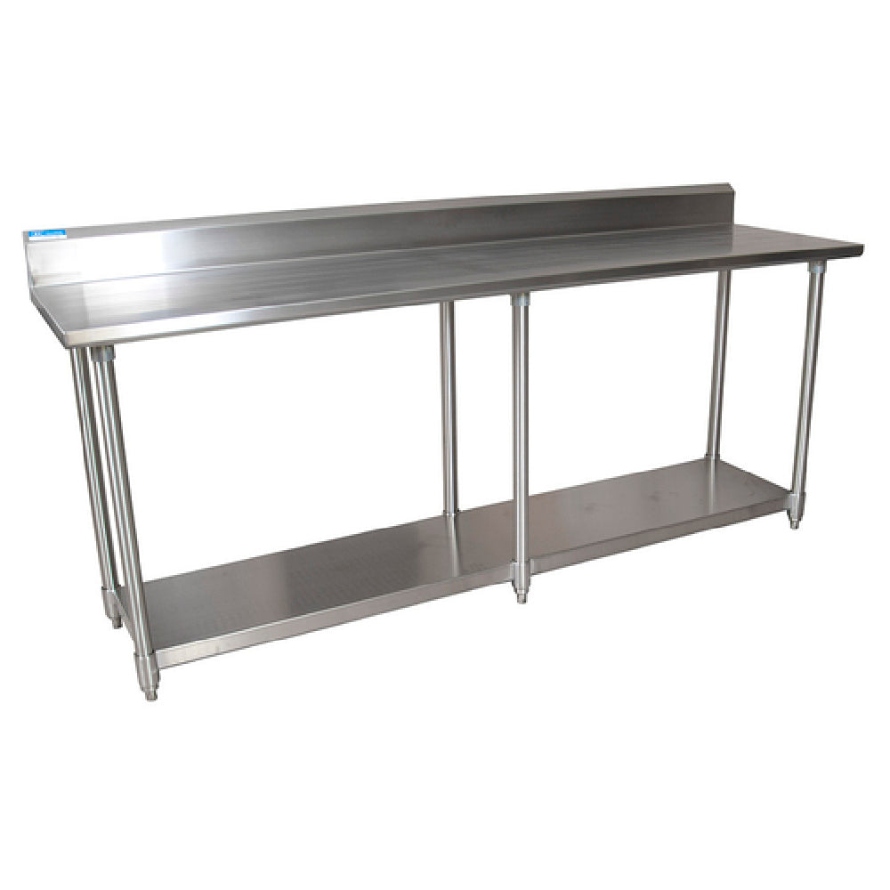 BK Resources CVTR5-8424 Work Table 84"W X 24"D X 34-3/4"H Overall Size 16/304 Stainless Steel Top With 5"H Riser
