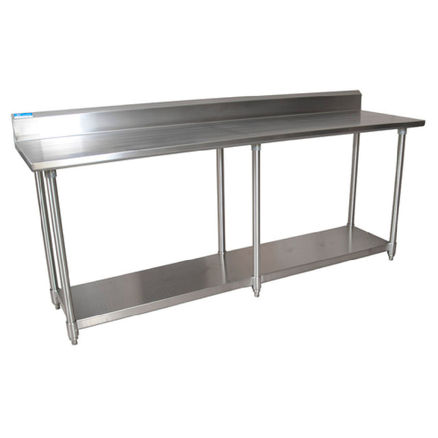 BK Resources CVTR5-8424 Work Table 84"W X 24"D X 34-3/4"H Overall Size 16/304 Stainless Steel Top With 5"H Riser